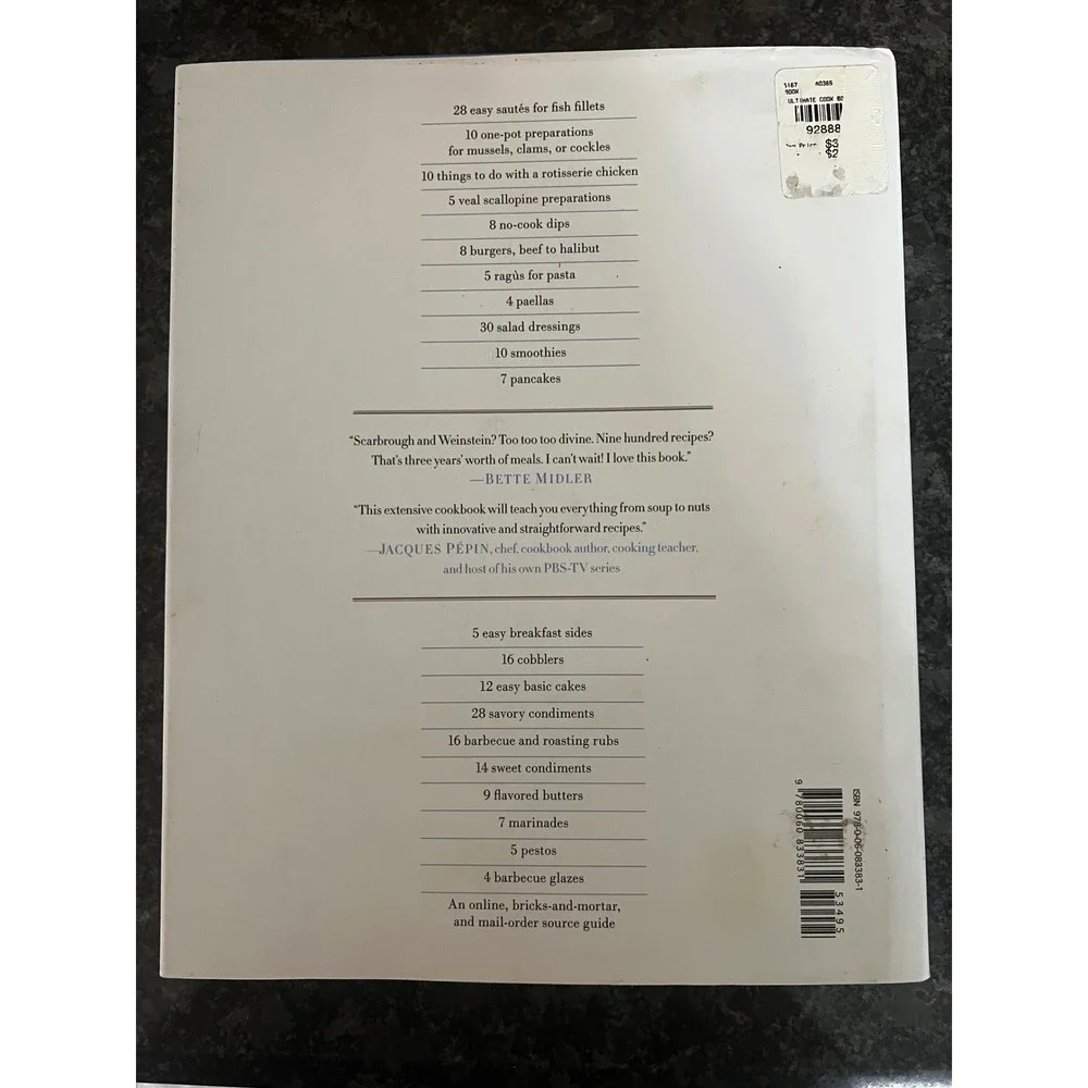 The Ultimate Bruce Weinstein &‎ Mark Scarborough Cookbook Recipes 2007